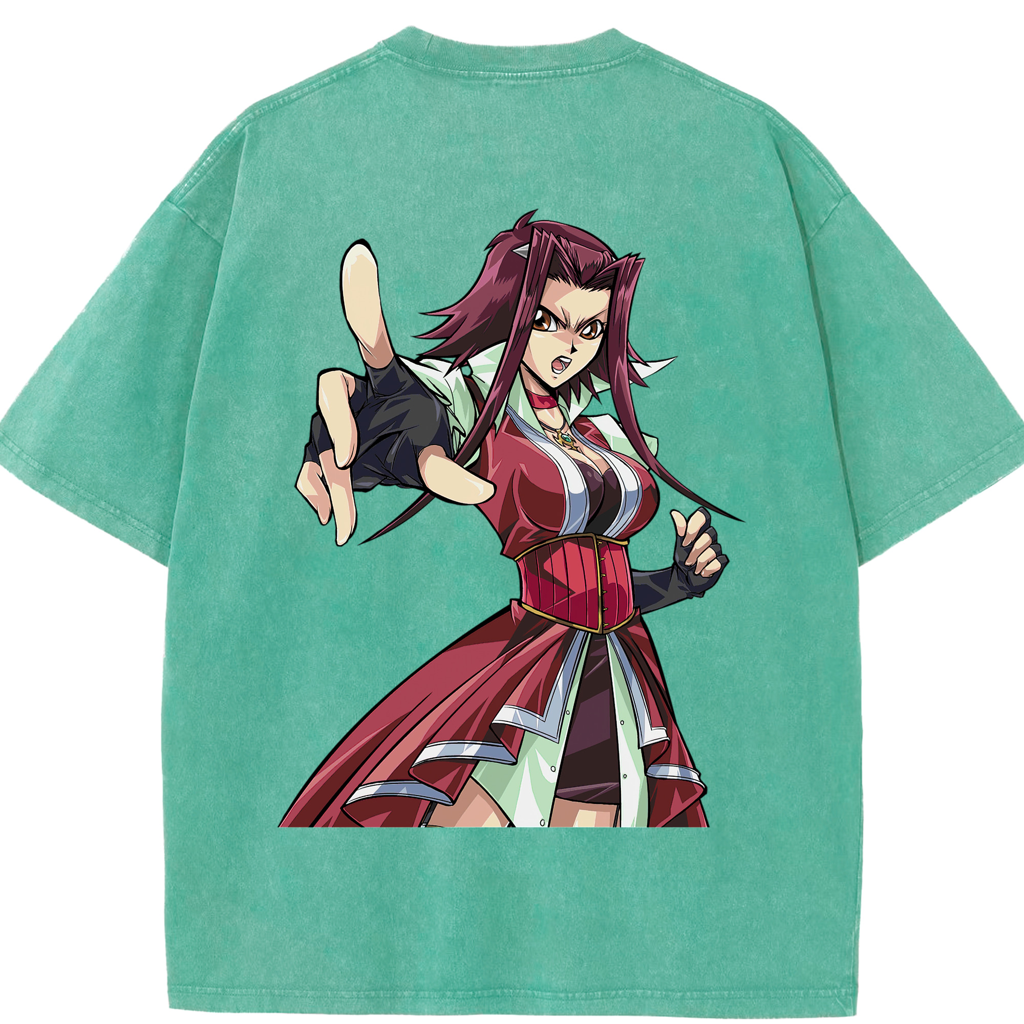 （画像用） 遊☆戯☆王 Yu-Gi-Oh! 綿100% ヴィンテージ風 半袖Tシャツ（背面プリント）